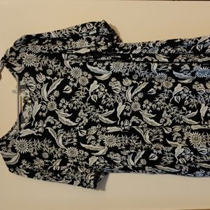 Black and White 3x Maxi Dress